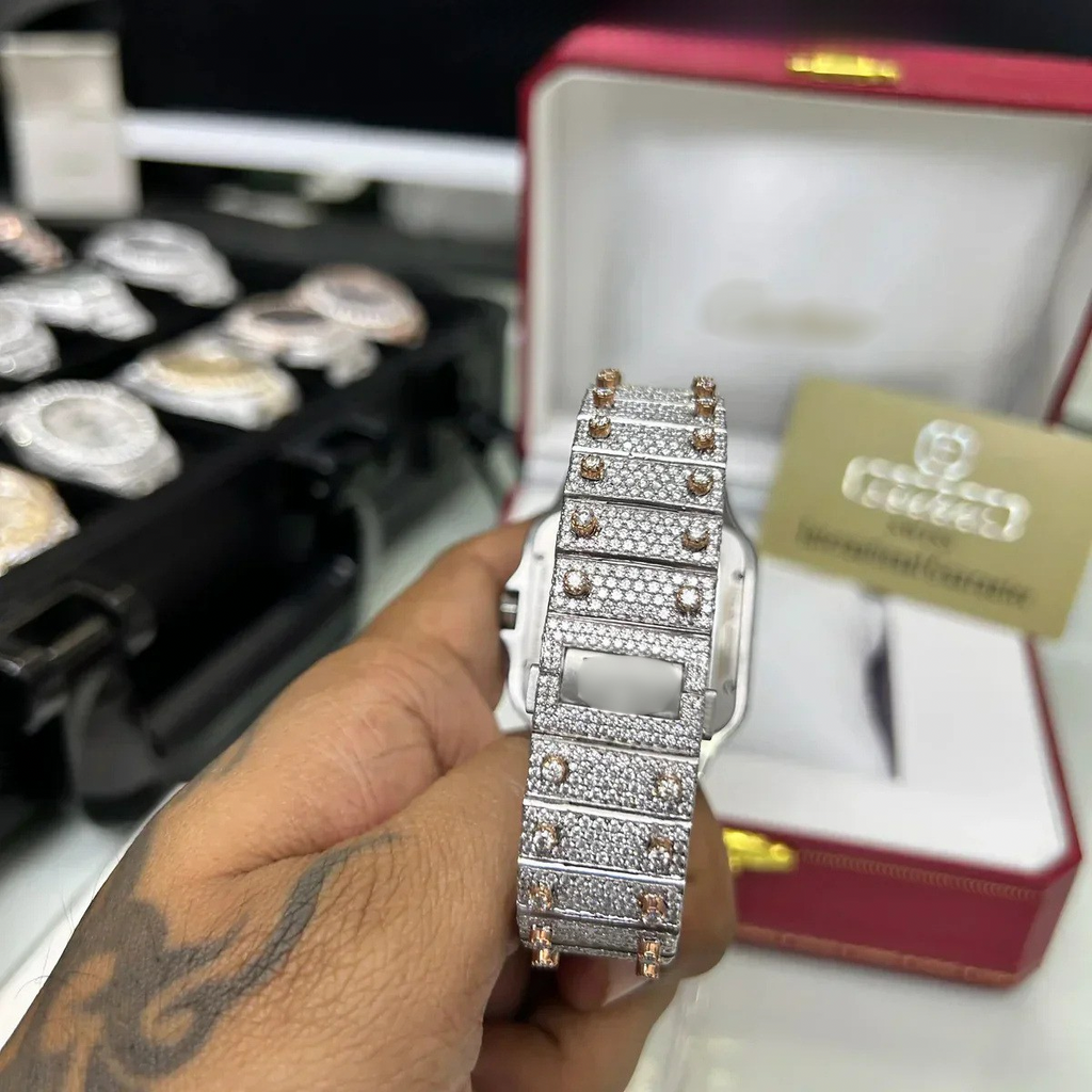Moissanite Skeleton Watch Supplier