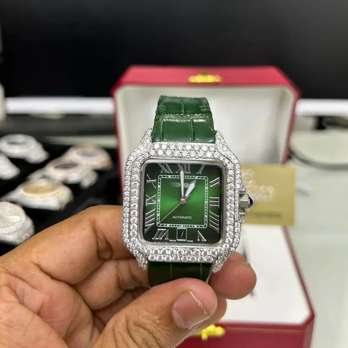 Moissanite Strap Watch Supplier